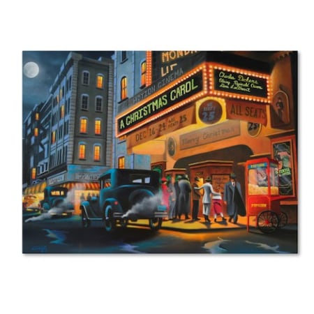 Geno Peoples 'Theater District' Canvas Art,24x32